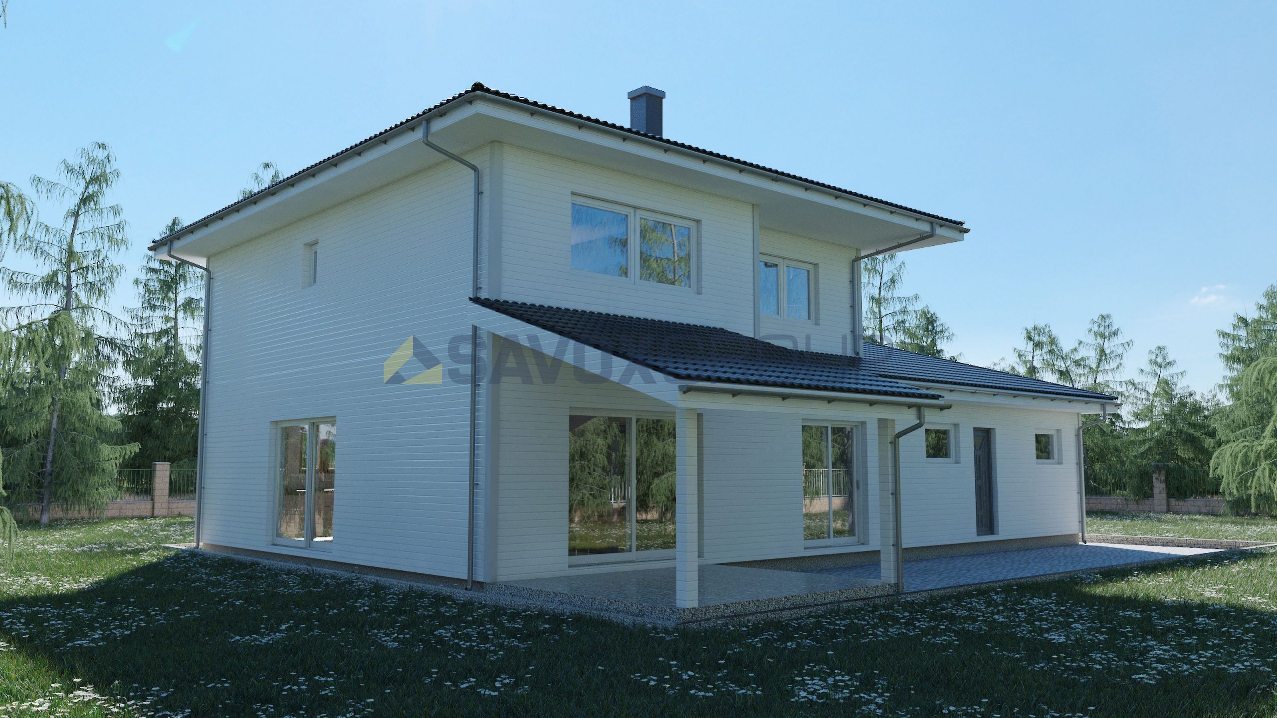 Dexia prefabricated house